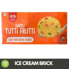 KWALITY WALLS ICE CREAM BRICK TUTTI FRUITY
